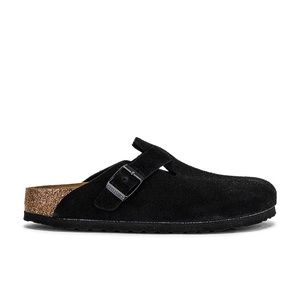 Birkenstock Suede Boston Clog